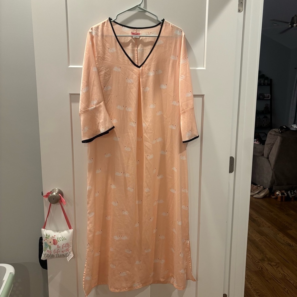 Kate Spade Swan Print Kaftan